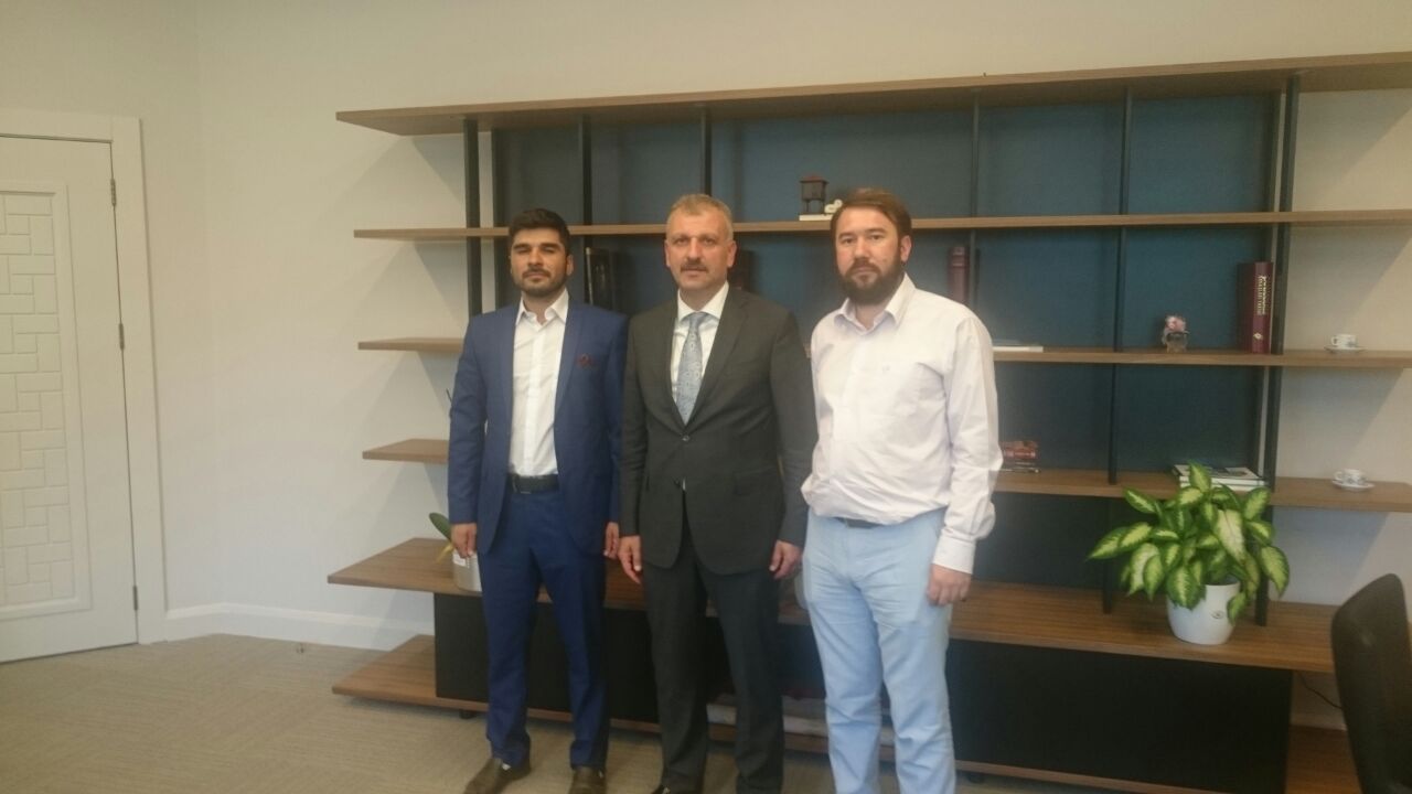 Samir İsgenderoğlu T.C. Cumhurbaşkanı Başdanışmanı - T.C. Cumhurbaşkanlığı Yerel Yönetim Politikaları Kurulu Üyesi Oktay Saralı Ziyaret etti