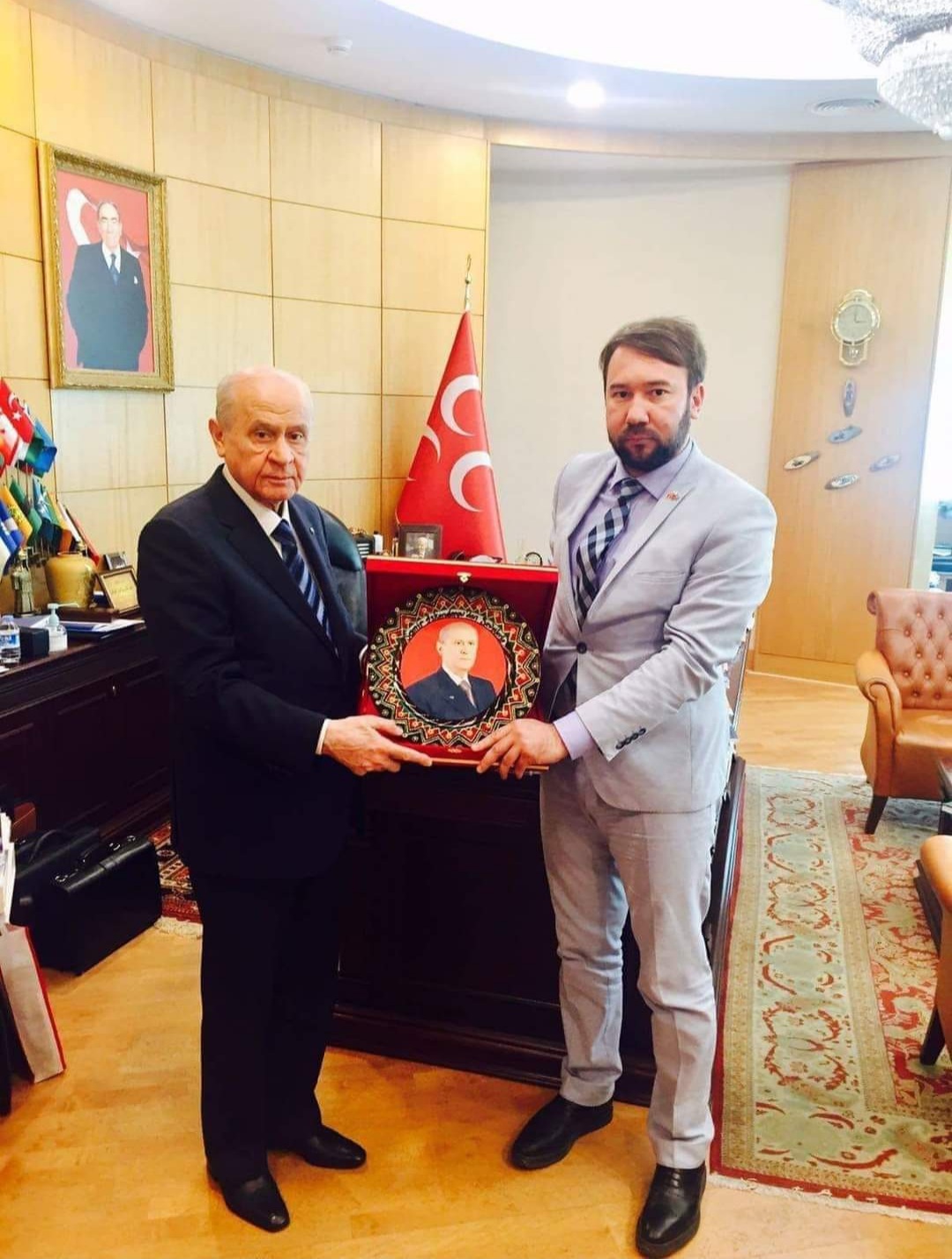 Samir İsgenderoğlu MHP Genel Başkanı Devlet Bahçeli ile görüştü