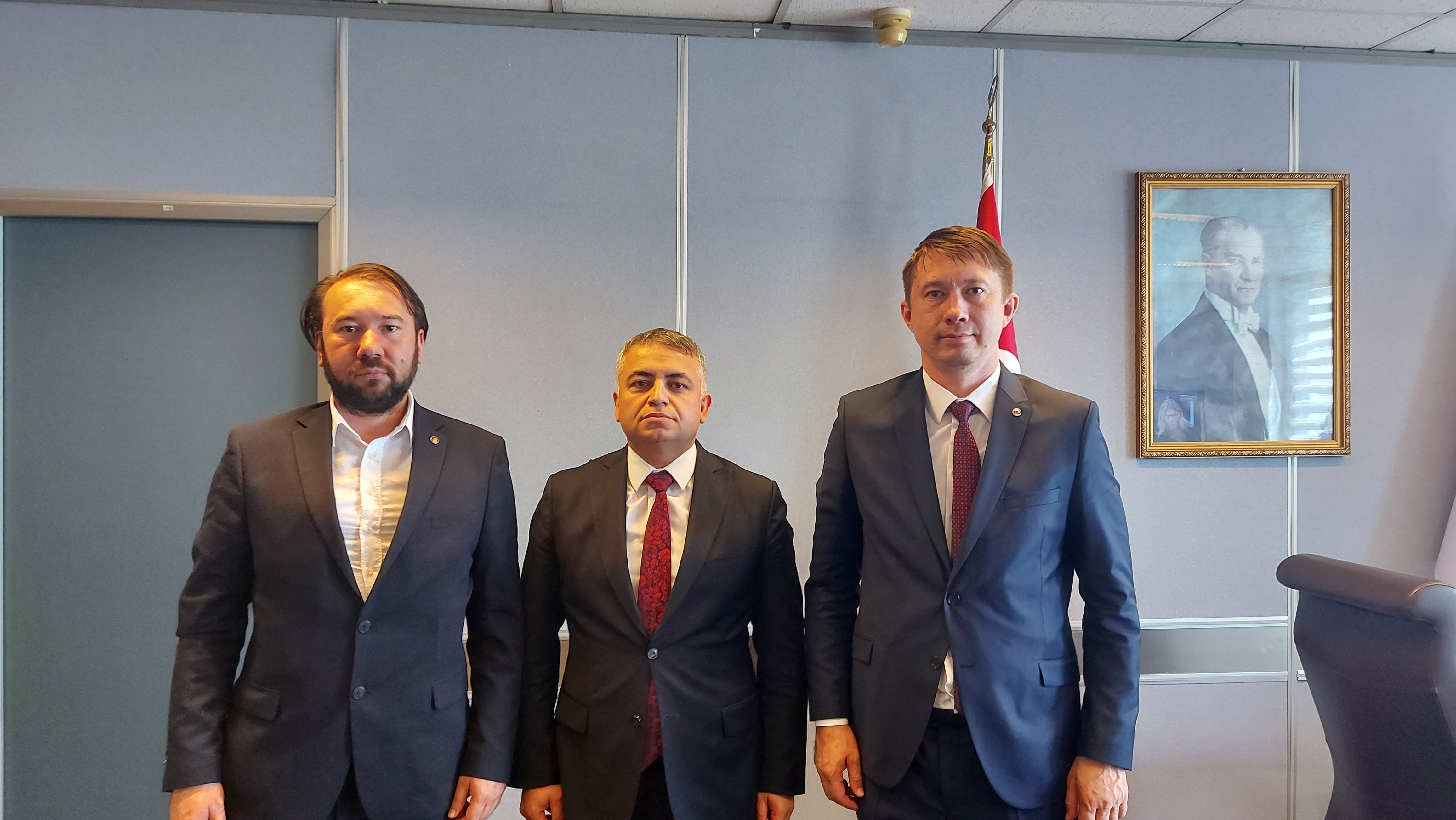 Samir İsgenderoğlu Ticaret Bakanlığı İhracat Genel Müdürü Mehmet Ali KILIÇKAYA'yı Ziyaret etti