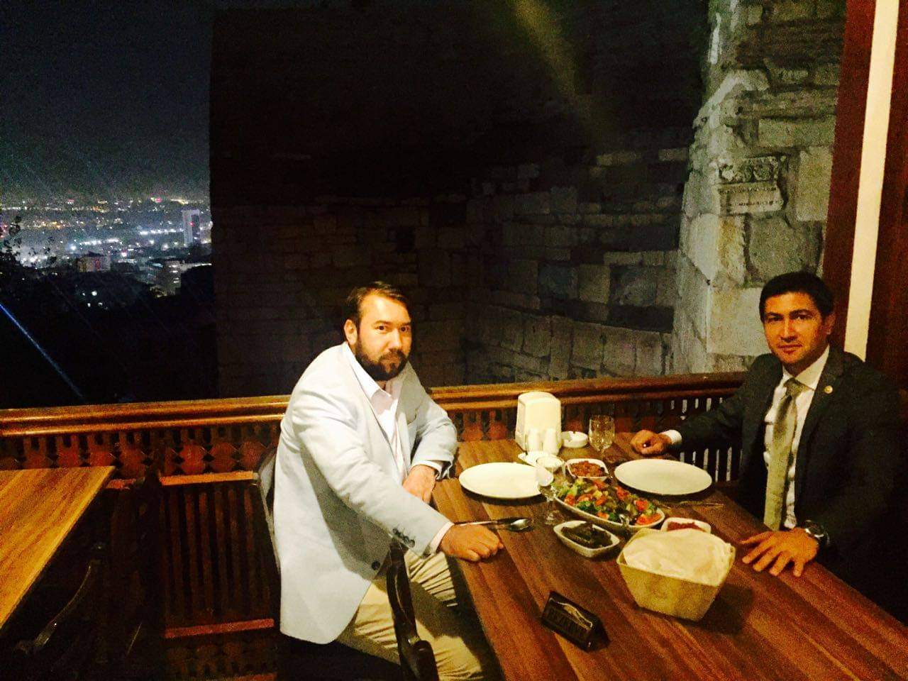 Samir İsgenderoğlu AK Parti Denizli Milletvekili Cahit Özkanla görüştü