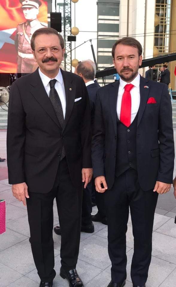 Samir İsgenderoğlu TOBB Başkanı Rıfat Hisarcıklıoğlu ile görüştü