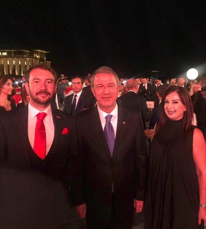 Samir İsgenderoğlu Türkiye Millî Savunma Bakanı Hulusi Akar ile görüştü