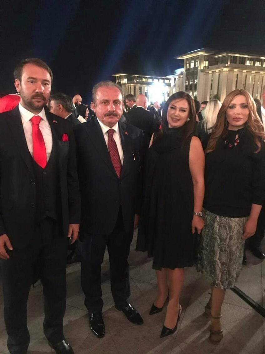 Samir İsgenderoğlu Türkiye Büyük Millet Meclisi Başkanı Mustafa Şentop ile görüştü