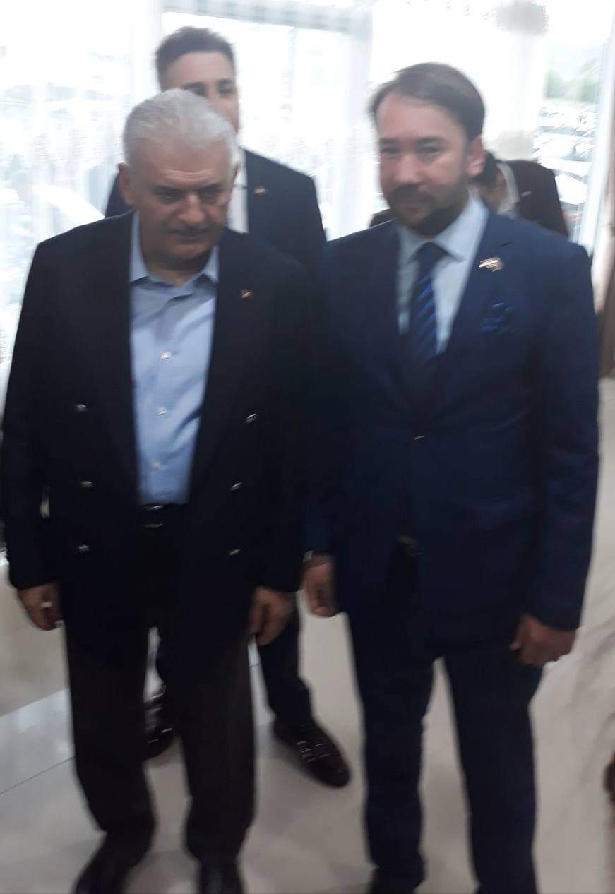 Samir İsgenderoğlu TC Başbakanı Binali Yıldırım ile görüştü