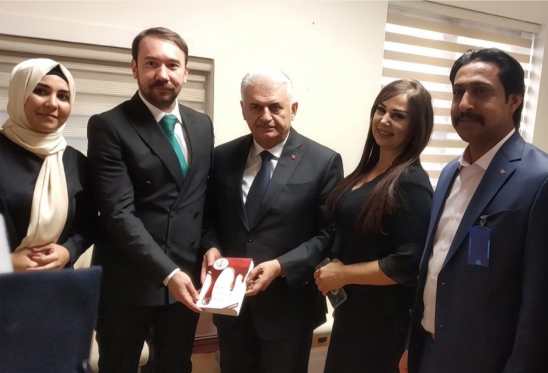 Samir İsgenderoğlu Binali Yıldırımı Ziyaret etti