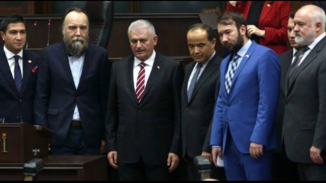 Samir İsgenderoğlu Aleksandr Dugin ile birlikte Binali Yıldırım ile görüştü