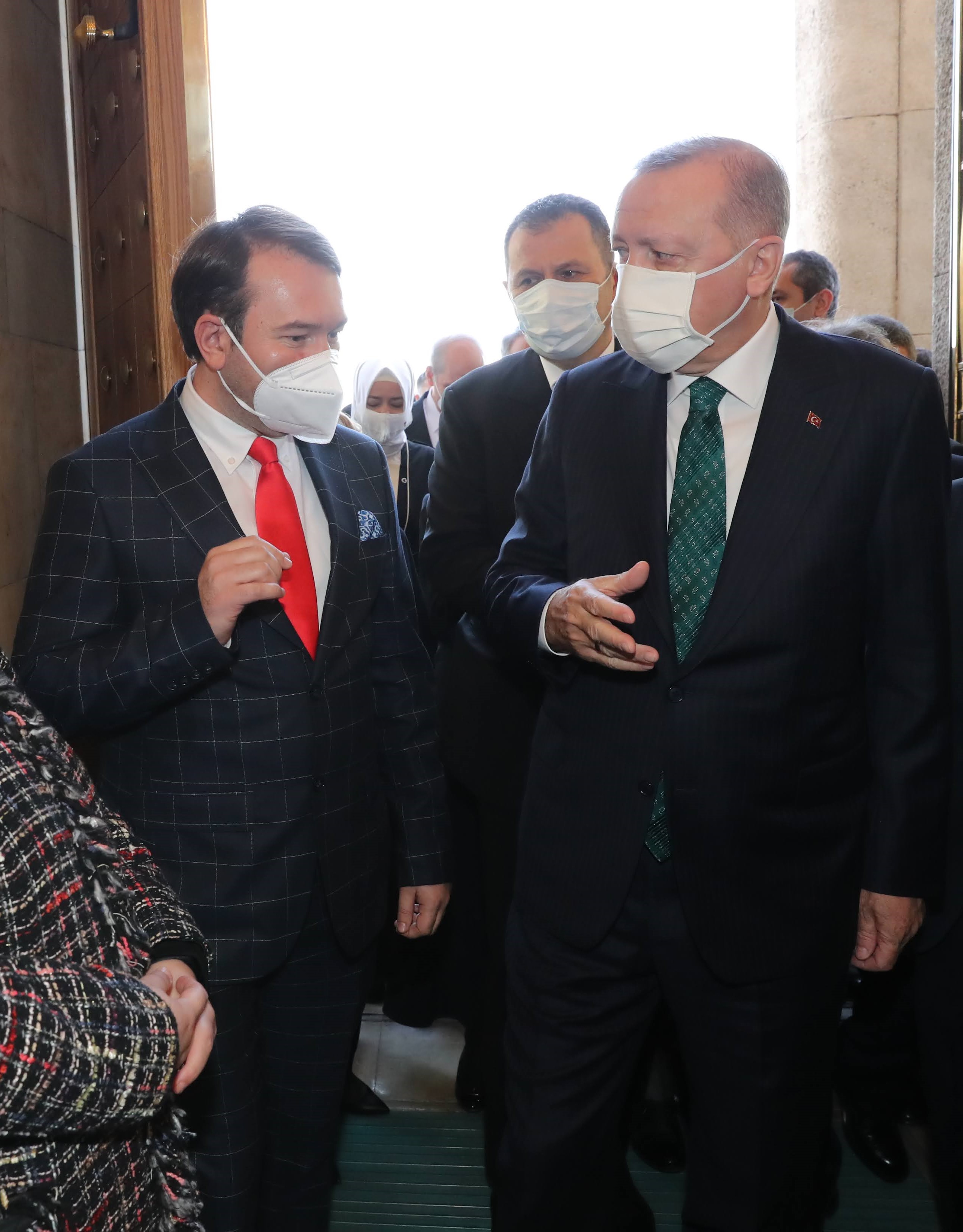 Samir İsgenderoğlu Türkiye Cumhuriyeti Cumhurbaşkanı Recep Tayyip Erdoğan ile görüştü