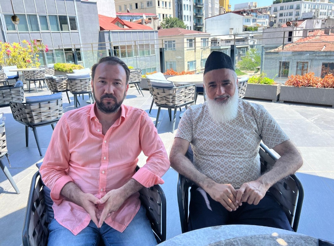 Samir İSGENDEROGLU Pakistanlı işadamı Haji Muhammad Rafiq Pardesi ile görüştü