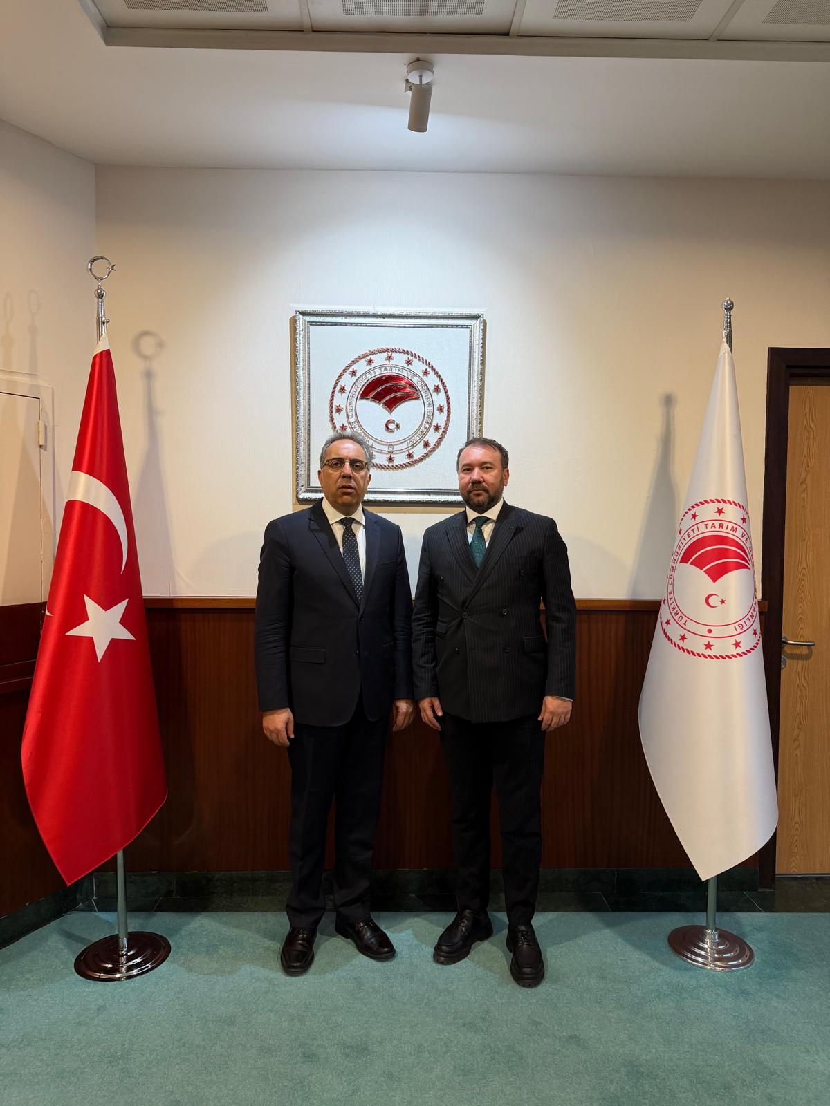 Samir İsgenderoğlu?ndan Tarım ve Orman Bakan Yardımcısı Prof. Dr. Ahmet Gümen?e Ziyaret